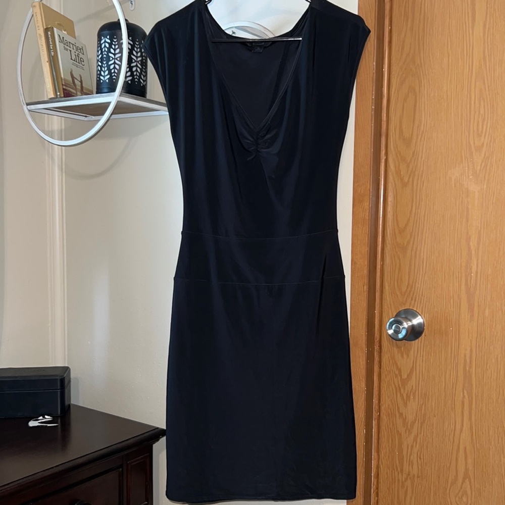 Express Open Back Black Dress